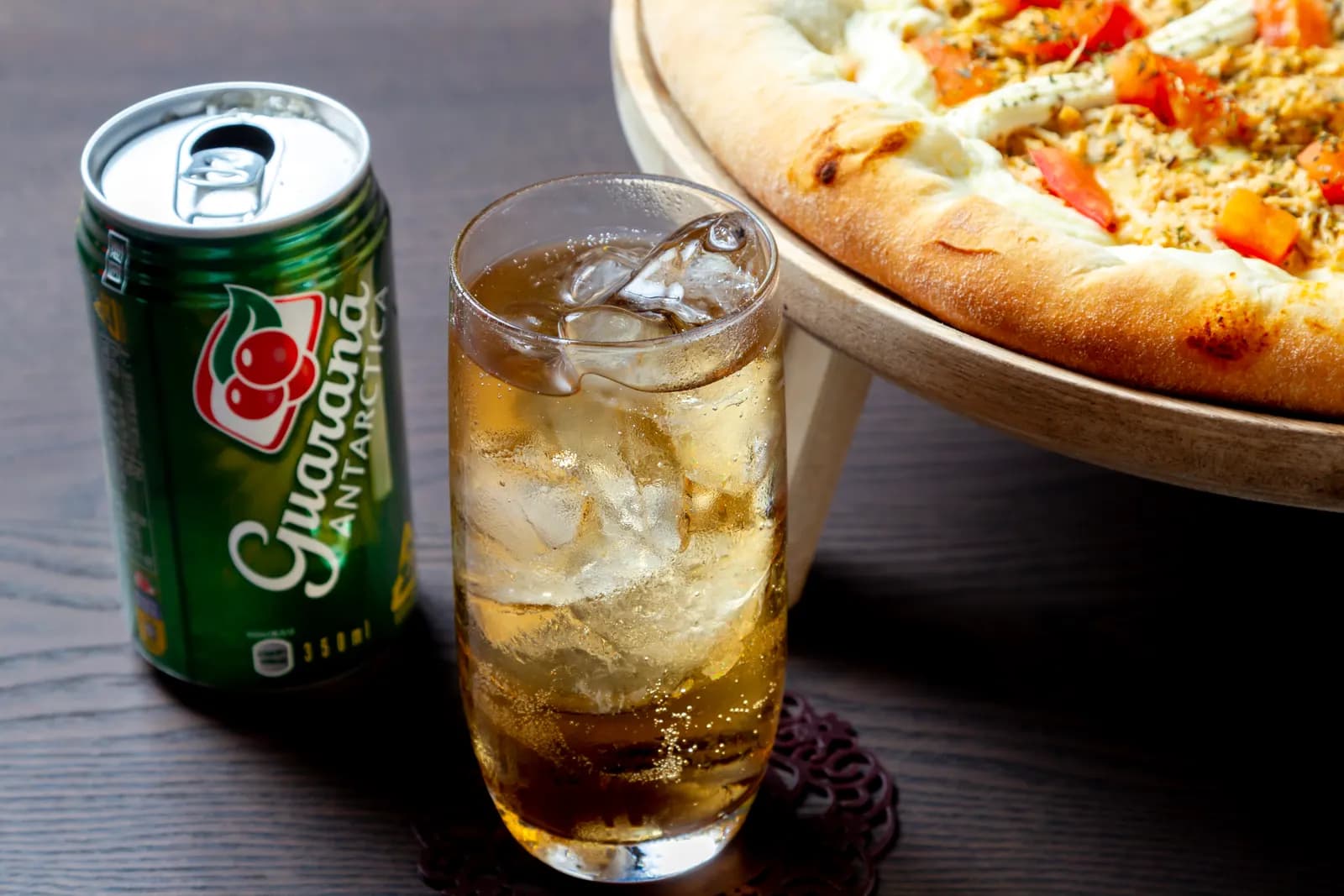 Guaraná e pizza
